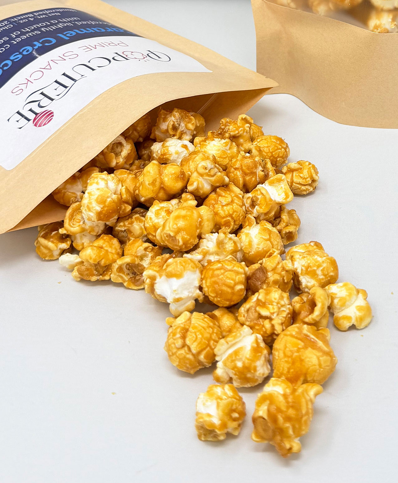 Caramel Crescendo small batch gourmet caramel popcorn